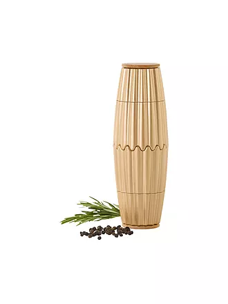 AD HOC | Salz- und Pfeffermühle 19,5cm MagTwo Gold / Bambus | 